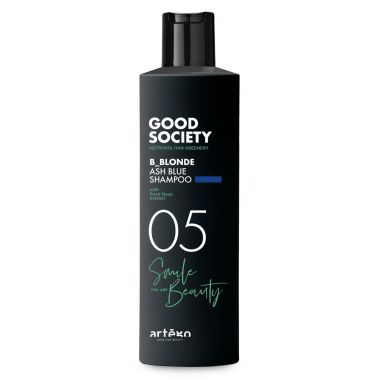 Шампунь відтінковий Artego Good Society 05 B-Blonde Ash Blue Shampoo з попелясто-синьою пігментацією 250 мл