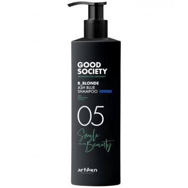 Шампунь відтінковий Artego Good Society 05 B-Blonde Ash Blue Shampoo з попелясто-синьою пігментацією 1000 мл