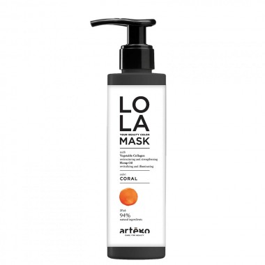 Маска для волосся тонуюча Artego Lola Coral Корал 200 мл