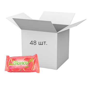 Упаковка мило Bianca з ароматом кавуна 140 г х 48 шт.