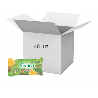 Упаковка мило Bianca з ароматом ківі та ананасу 140 г х 48 шт.