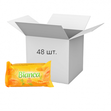 Упаковка мило Bianca з ароматом дині 140 г х 48 шт.
