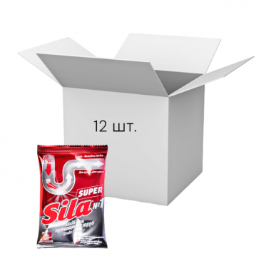 Упаковка засіб для очищення труб Sila Super 1, 70 г х 12 шт.