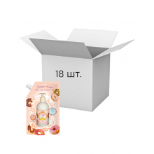 Упаковка дитячого рідкого мила Shik Kids Yummy Donuts 500 мл х 18 шт.