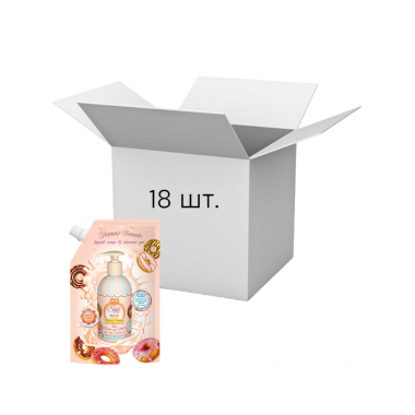 Упаковка дитячого рідкого мила Shik Kids Yummy Donuts 500 мл х 18 шт.