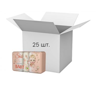 Упаковка дитяче крем-мило Shik з екстрактом подорожника екопак 350 г х 25 шт.