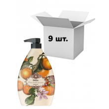 Упаковка гель для душу Shik Bianca Silian Aroma Fantasy Shower Gel Сицилія з екстрактом апельсину та олією жожоба 1 л х 9 шт.