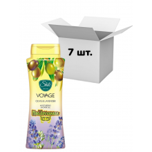Упаковка гель для душу Шик Voyage Mediterranean Olive&lavender з екстрактами оливи та лаванди 600 мл х 7 шт.