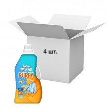 Упаковка рідкий засіб для прання 2 в 1 Purfy Universal 4 л х 4 шт.