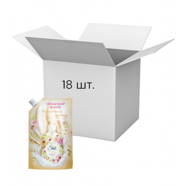 Упаковка рідкого крем-мила Shik Luxarious peany 500 мл х 18 шт.