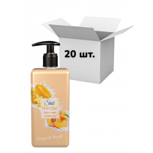 Упаковка рідке крем-мило Shik Nectar Персик та карамболь з дозатором 450 мл х 20 шт. Упаковка рідке крем-мило Shik Nectar Персик та карамболь з дозатором 450 мл х 20 шт.