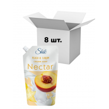 Упаковка рідке крем-мило Shik Nectar Персик та карамболь 460 мл х 8 шт. Упаковка рідке крем-мило Shik Nectar Персик та карамболь 460 мл х 8 шт.