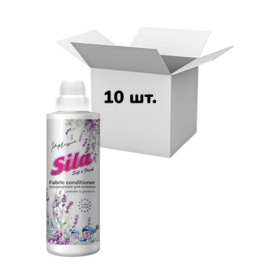 Упаковка кондиціонер-ополіскувач для білизни Sila Soft & Fresh Impression 925 мл х 10 шт.
