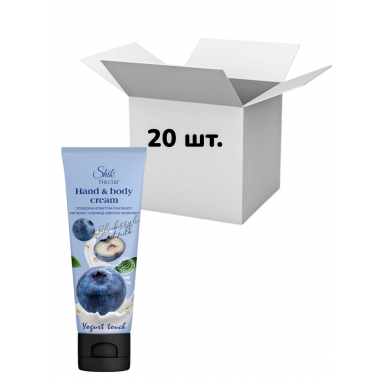 Упаковка крем для рук та тіла Shik Nectar Yogurt Touch Екстракт чорниці та вівсяне молочко, 75 мл х 20 шт.