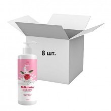 Упаковка крем для рук Shik Nectar Milkshake з ароматом малини 200 мл х 8 шт.