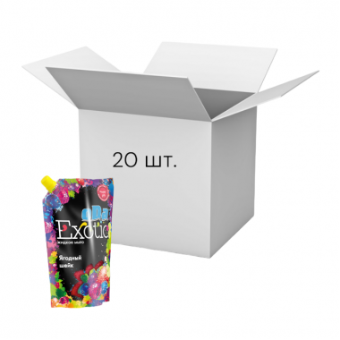Упаковка рідке мило oDa Exotic Ягідний шейк 460 мл х 20 шт.