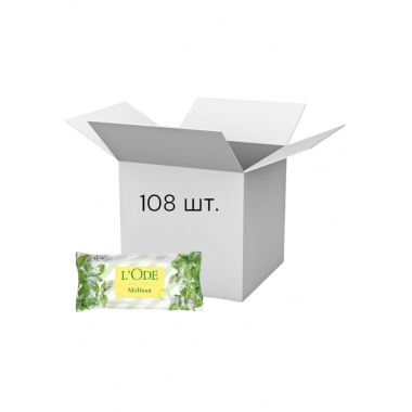 Упаковка мило L'ODE Меліса 60 г х 108 шт.