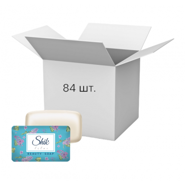 Упаковка мило Shik Квіти кохання Бузок 70 г х 84 шт.