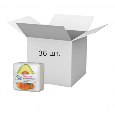 Упаковка крем-мило Shik Nectar Авокадо та абрикос, 125 гр х 36 шт.