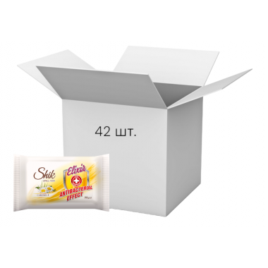 Упаковка мило Shik Elixir Antibacterial Effect Camomile 90 г х 42 шт.