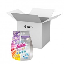 Упаковка пральний порошок Sila Color універсальний 1,2 кг х 6 шт.