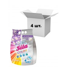 Упаковка пральний порошок Sila Color 2,4 кг х 4 шт.